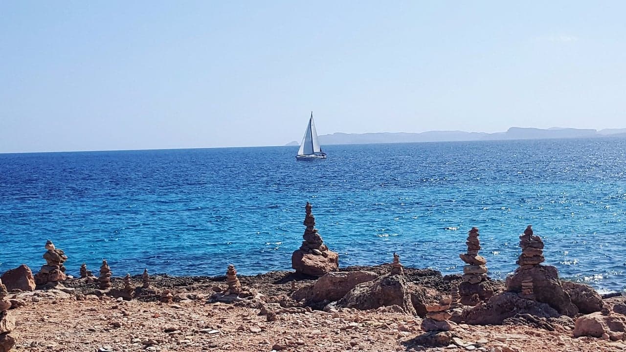 View of Cap de Ses Salines - Mallorca