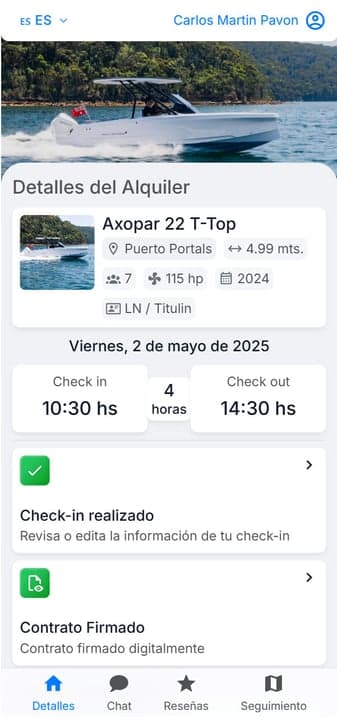 Recommended places and navigation