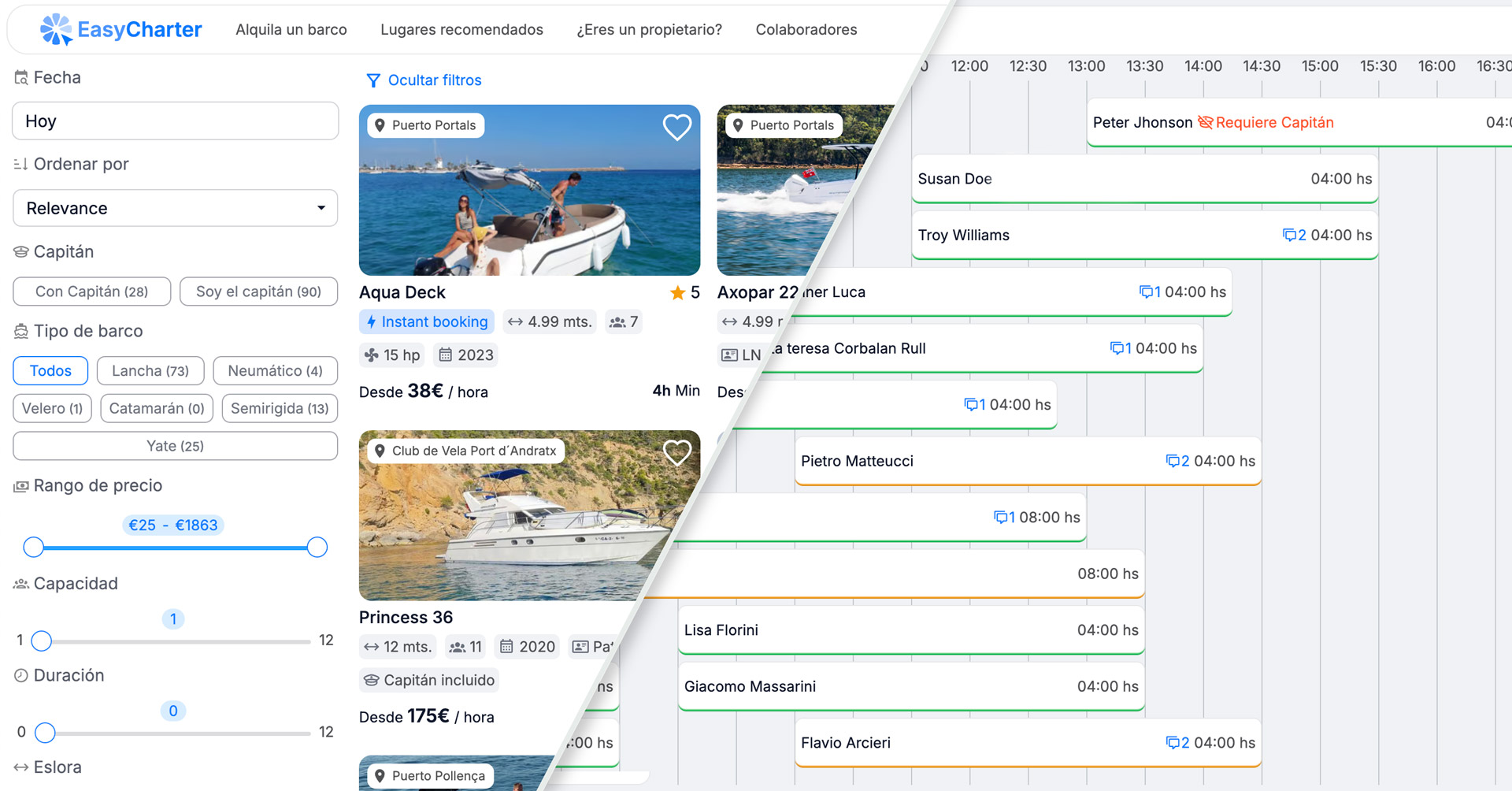 EasyCharter Owner Platform