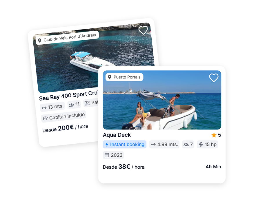 Card de barco en listado